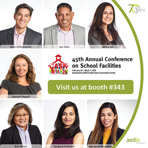 Aedis Booth at CASH Conference 2024 Aedis Architects