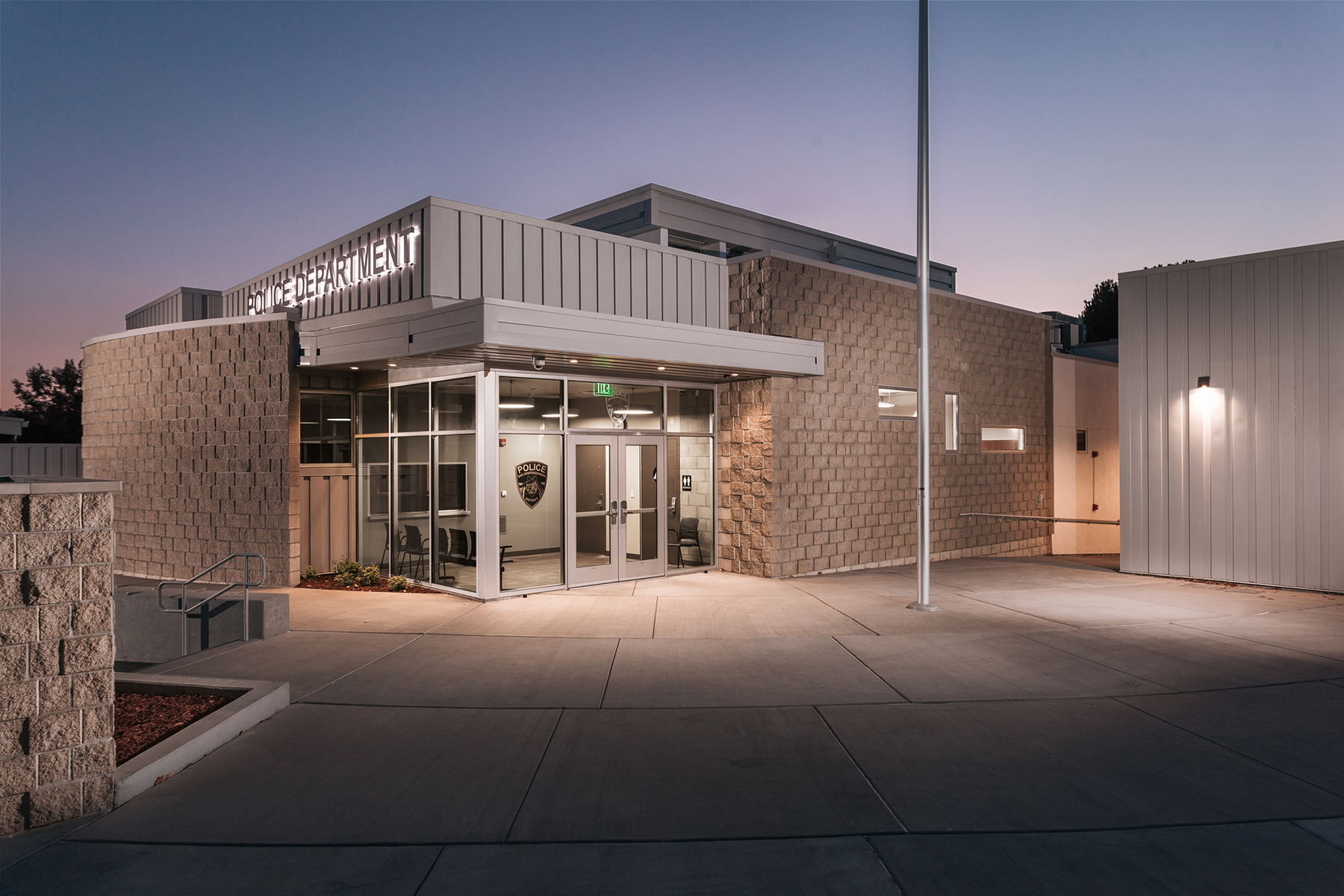 Evergreen CCD Police Department & Central Plant Aedis Architects